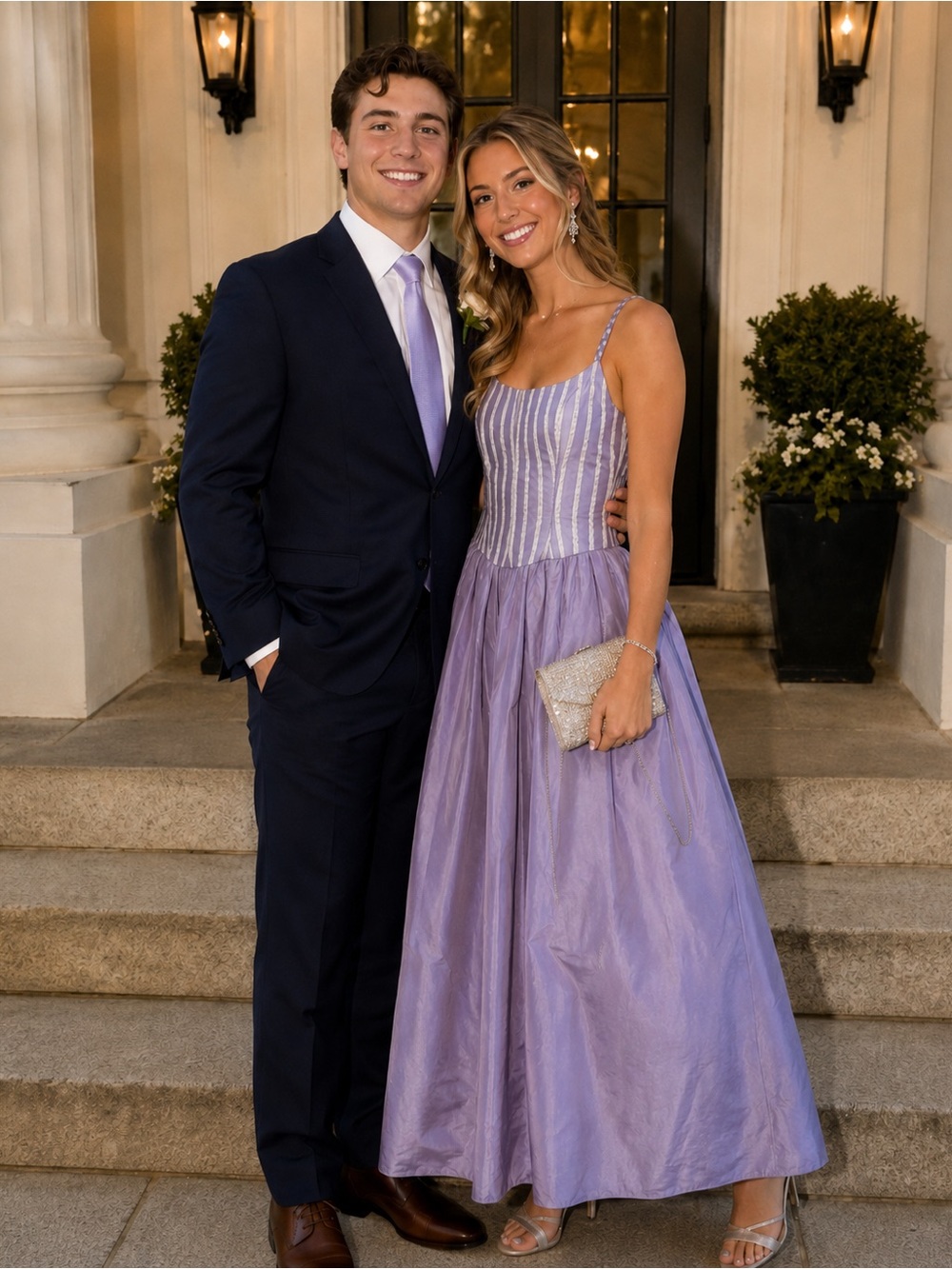 Jessica McClintock for Dillard's Lavender Formal Dress